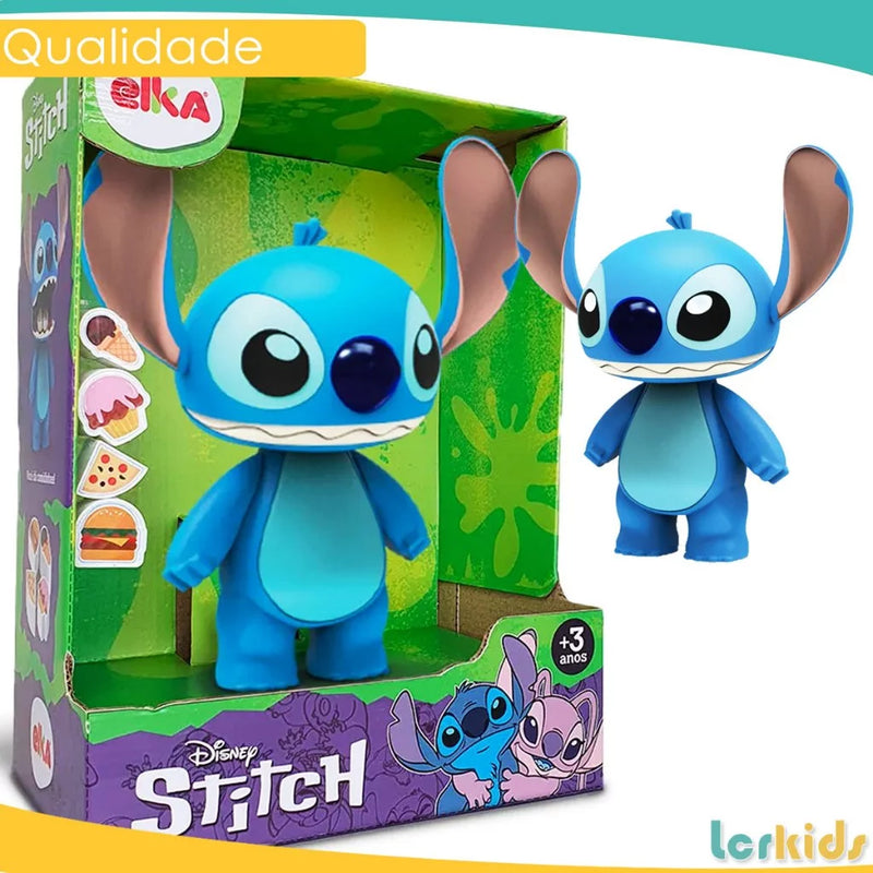 Boneco Articulada Angel Stitch 24cm Brinquedo Original Disney