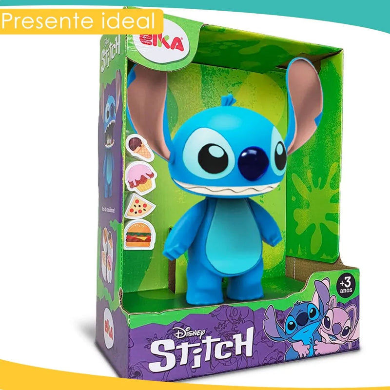 Boneco Articulada Angel Stitch 24cm Brinquedo Original Disney