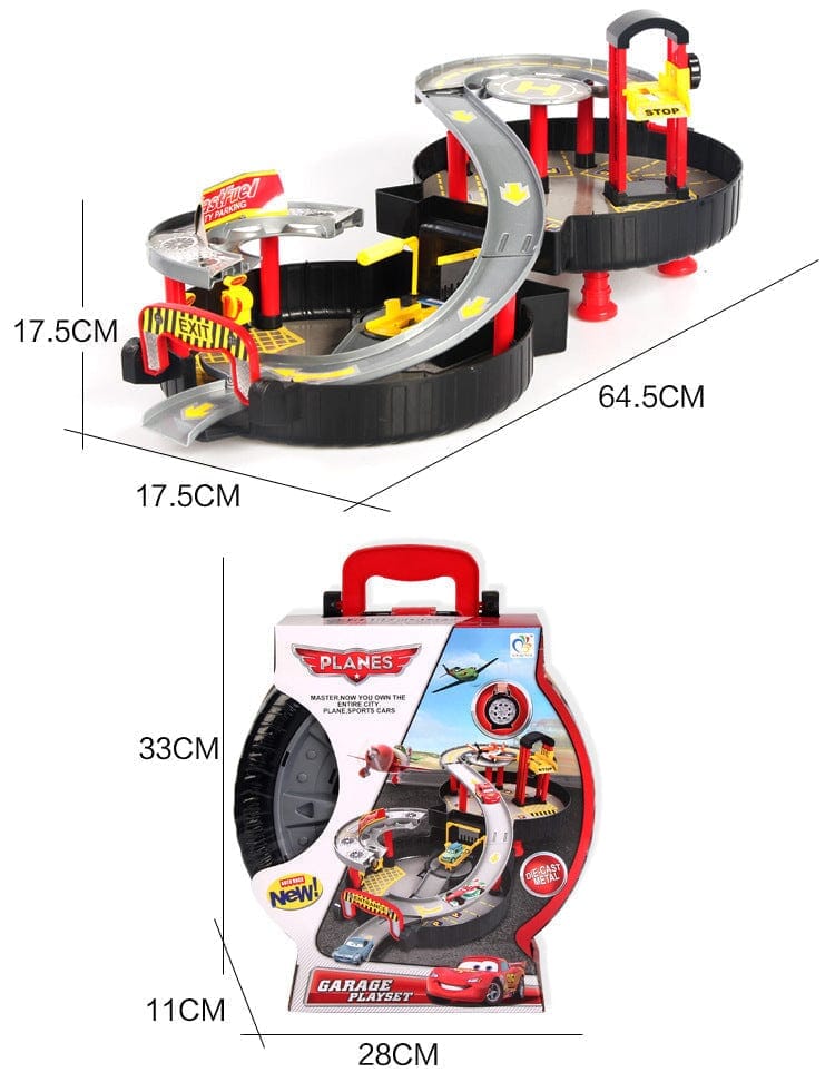 Pista Esportiva Com Maleta -  Tema Carros