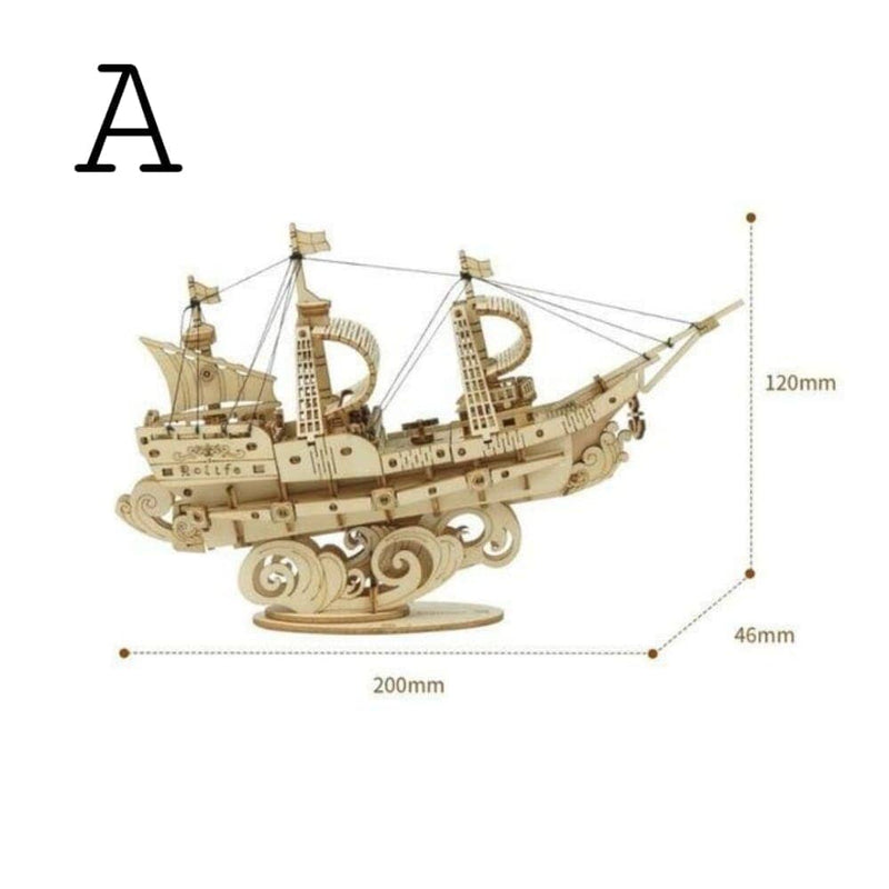 Quebra Cabeça De Barco 3D - Para sua Criança